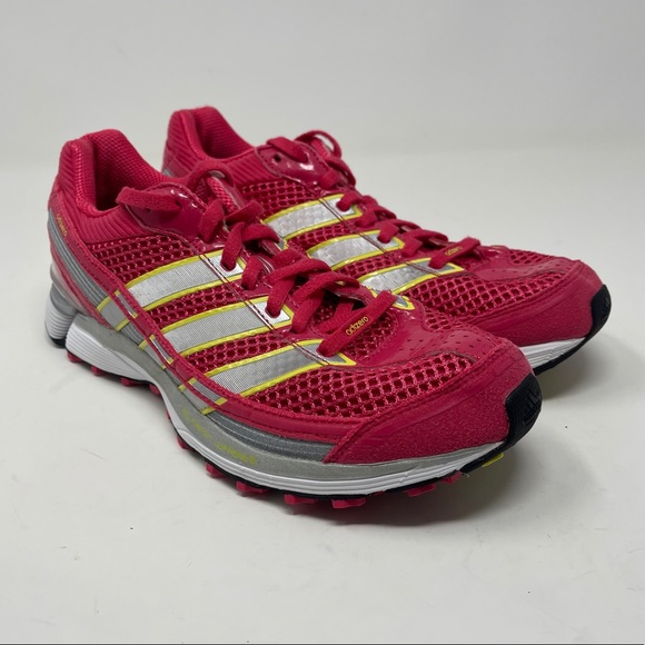 Adidas Adizero Sonic 2 U41690 Womens Running Training Shoes Pink Yellow Size 7